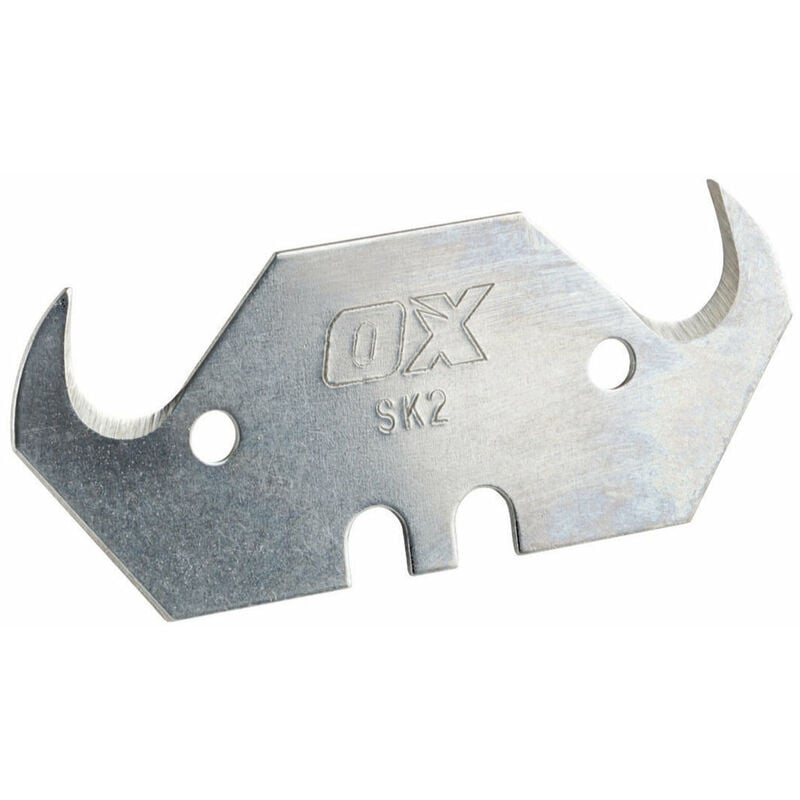 Ox Tools - ox Pro Heavy Duty Hooked Cutter Blades & Dispenser (10 Pack)