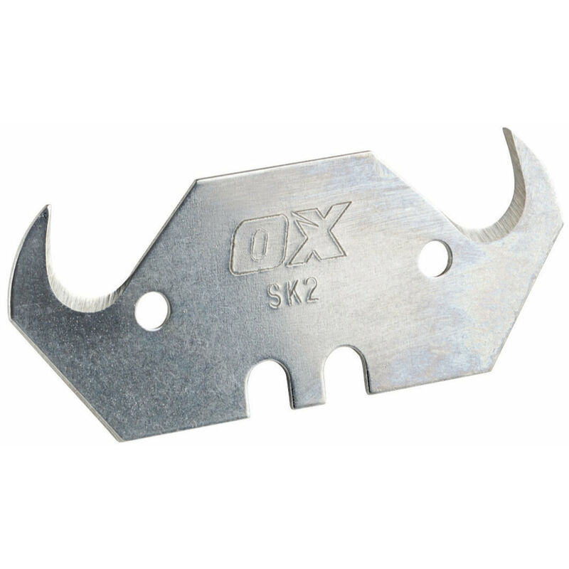 Ox Pro Heavy Duty Hooked Cutter Blades & Dispenser (100 Pack)