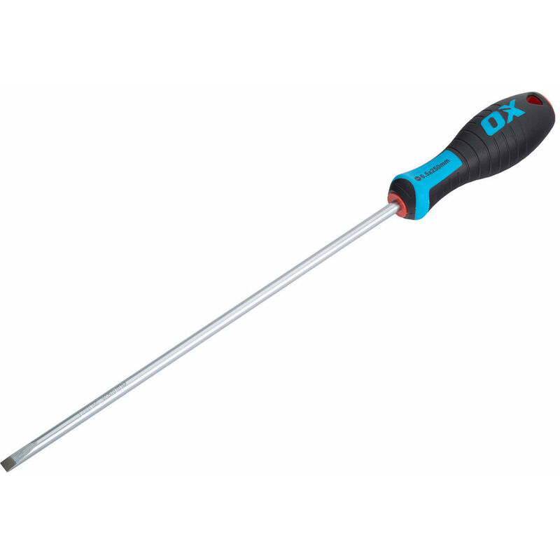 Ox Pro Slotted Parallel Screwdriver 6.5 x 250mm (1 Pack)