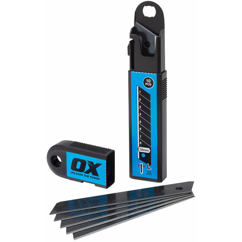 Ox Pro Snap Off Cutter Blades 18mm - Pack 10