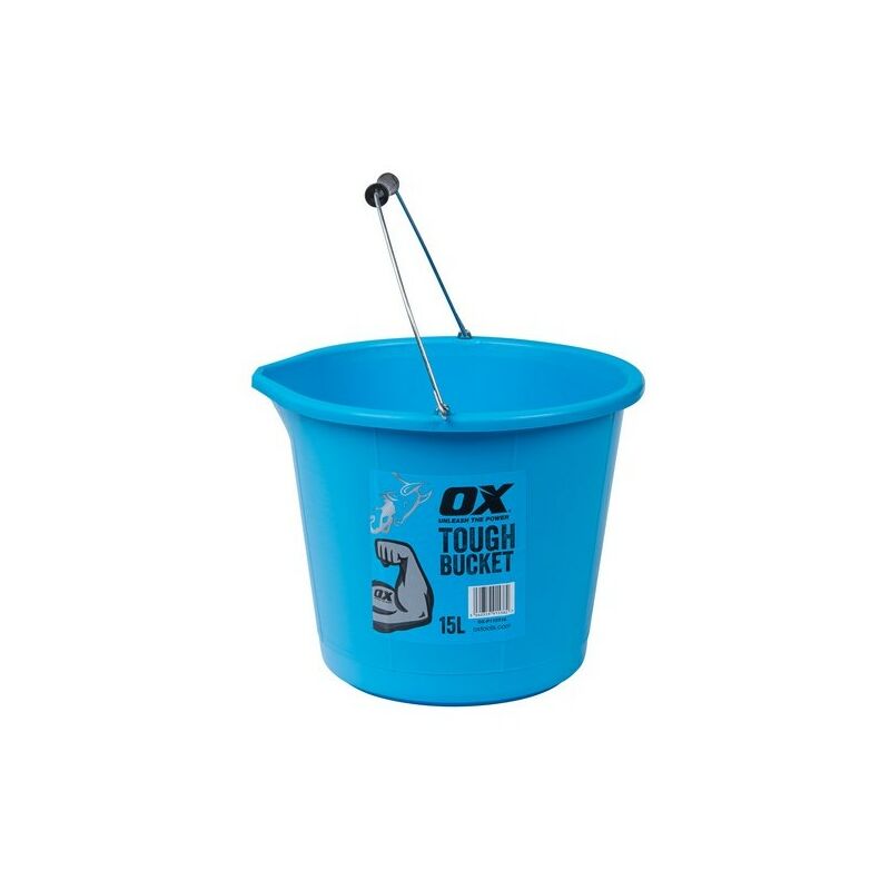 P112315 Pro Tough 15 Litre Bucket with High Rubber Content - OX