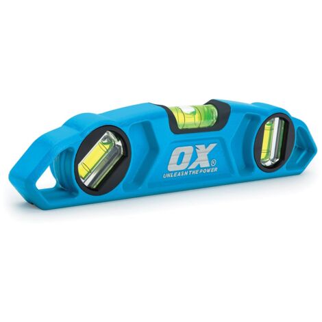 Ox Tools OX-P027625 230mm 9"" Pro Torpedo Spirit Level Boat Rare Earth Magnets
