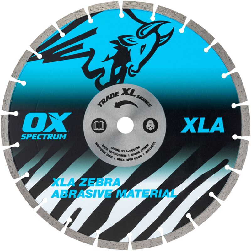 Ox Diamonds Tools - ox Trade xl Abrasive Diamond Blade - 300mm (20mm Bore) (1 Pack)