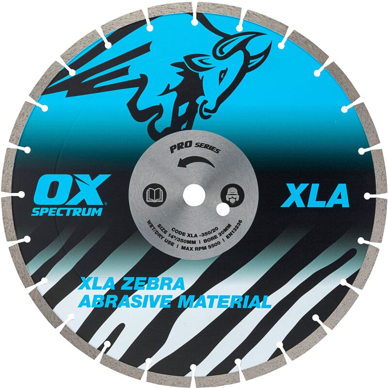 Ox Diamonds Tools - ox Trade xl Abrasive Diamond Blade - 350mm (20mm Bore) (1 Pack)