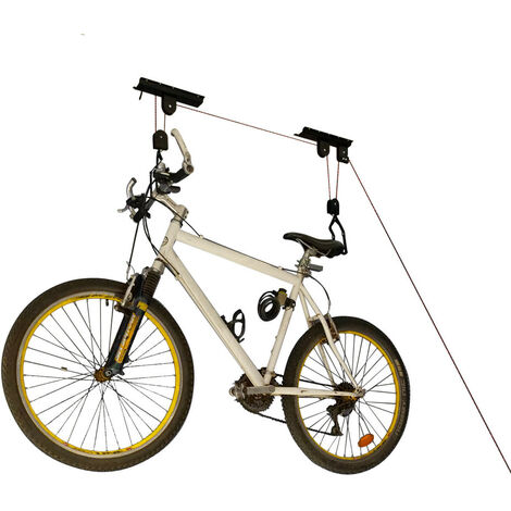 Mothinessto-Support de vélo au sol autoportant pour 2 vélos acier