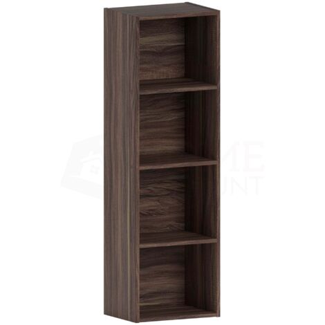 main image of "Oxford 4 Tier Cube Bookcase, Walnut"
