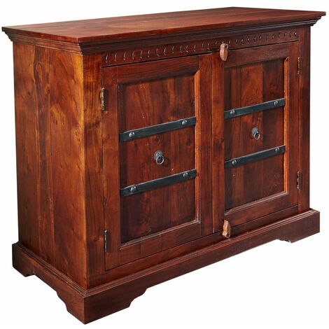 OXFORD 423 Credenza in legno di acacia - laccato / nougat 107x50x88