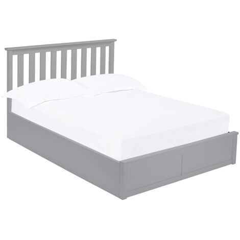 Oxford Kingsize Bed - Wood - L211.5 x W165 x H100.5 cm - Grey