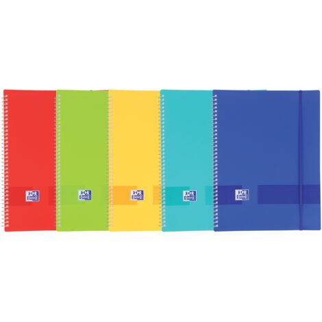 Oxford Live & Go Plástico Colores surtidos, Translúcido, Transparente A4