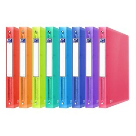 OXFORD Ringbuch A4, 4 cm, gemischte Farben - Dokumentenorganisation