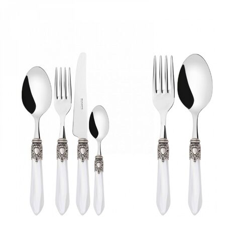 OXFORD Silver Antique, Posate Set 50 Stück, Box Gallery, Casa