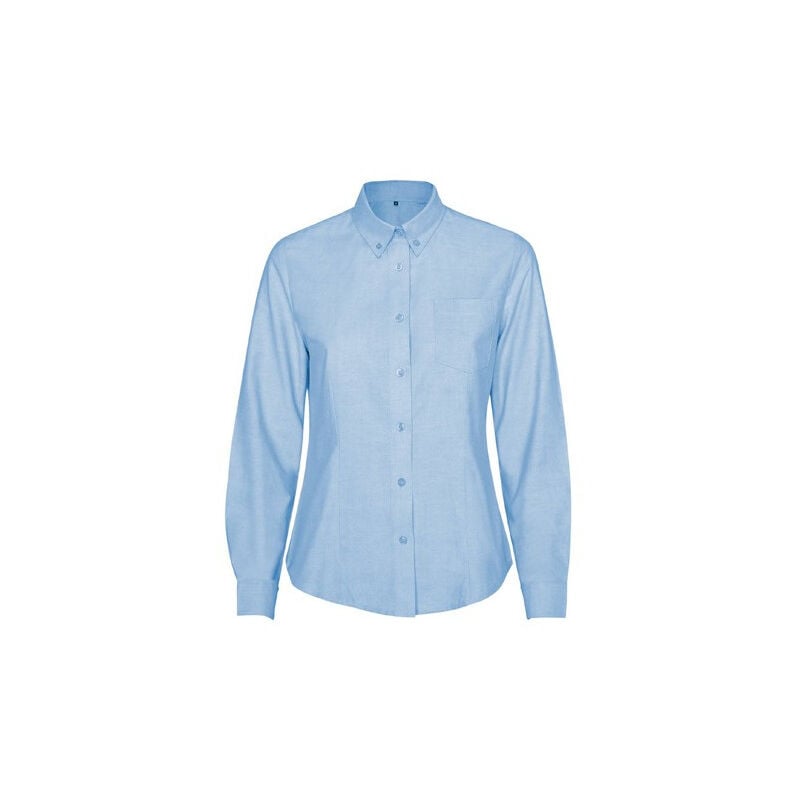 

Camisa de mujer con bolsillo en pecho OXFORD WOMAN CM5068 | M - Celeste