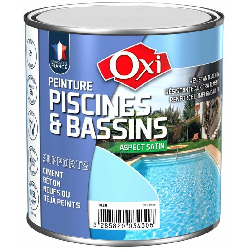 Durieu - Peinture spéciale piscine 0.5 litre bleu - oxi