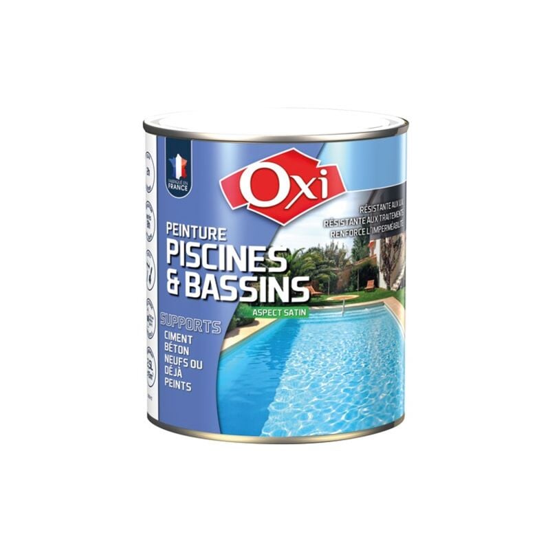 OXI - Peinture piscines et bassins absolue 2.5l bleu azur