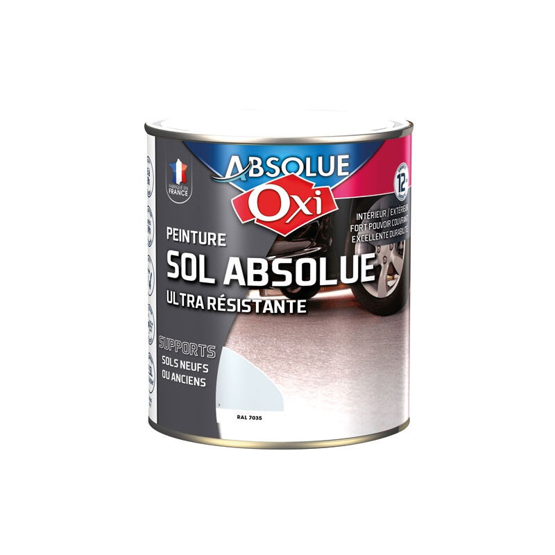 Sol absolue 2.5l gris clair RAL7035 OXI
