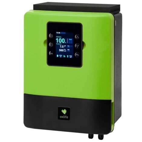 Oxilife Système électrolyse au sel + hydrolyse pour piscine jusqu’à 120 m³, WiFi option
