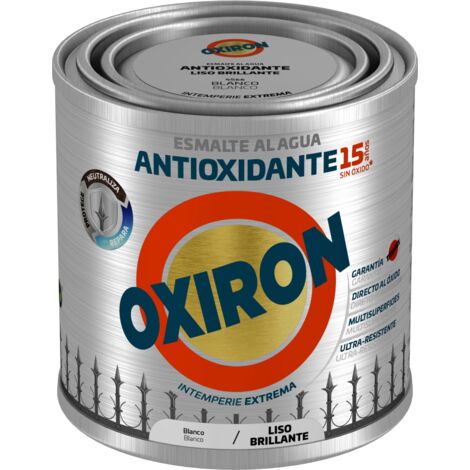 Oxiron Esmalte antioxidante al agua Brillante Blanco 250 ml