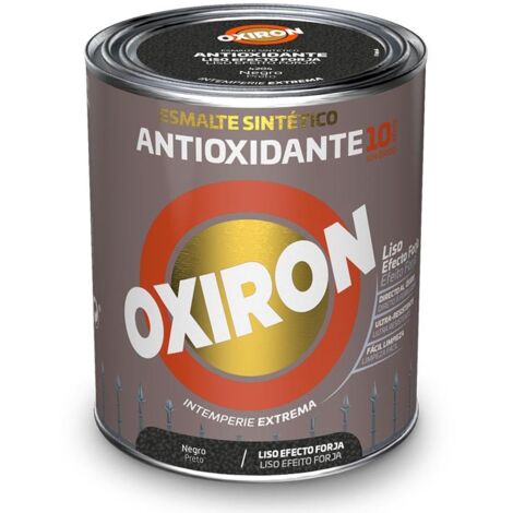 Oxiron Smooth Antioxidant Metallic Synthetic Emaille Black Forging Effect 250ml Titan