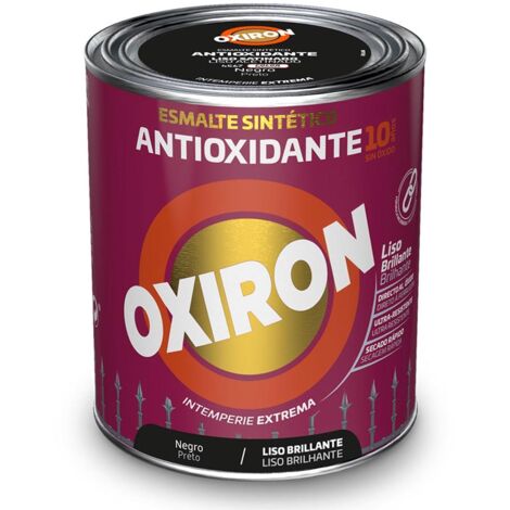 Oxiron Smooth Shiny Black Antioxidant Metallic Synthetic Emaille 250 ml Titan