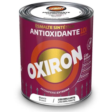 Oxiron Smooth Shiny White Antioxidant Metallic Synthetic Emaille 250 ml Titan