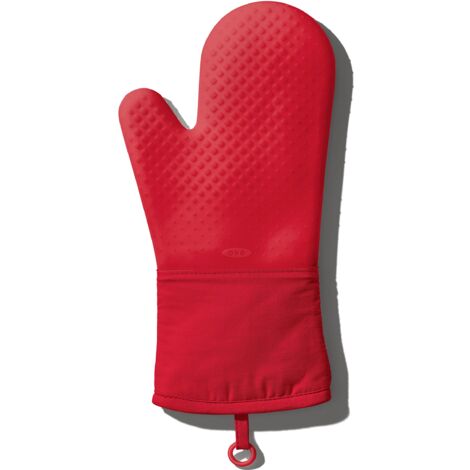 OXO Good Grips Guanto da Forno in Silicone, Rosso