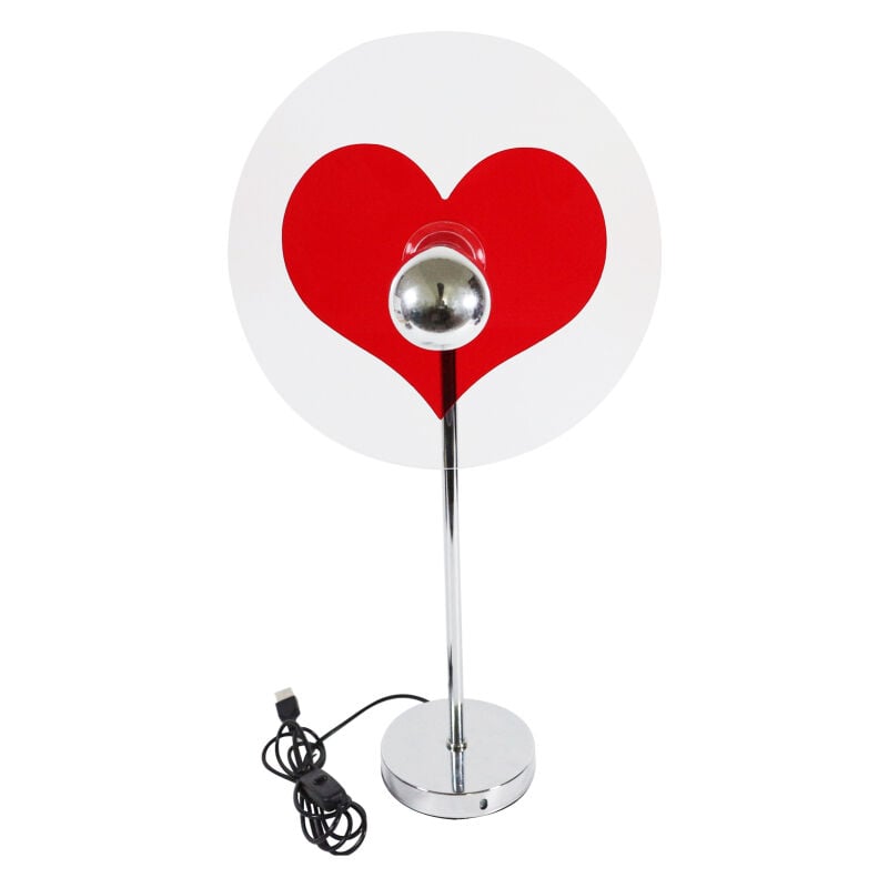 Lampe de bureau Love à brancher par USB, lampe d'ambiance Love, lampadaire de chambre à coucher, lampe d'ombre