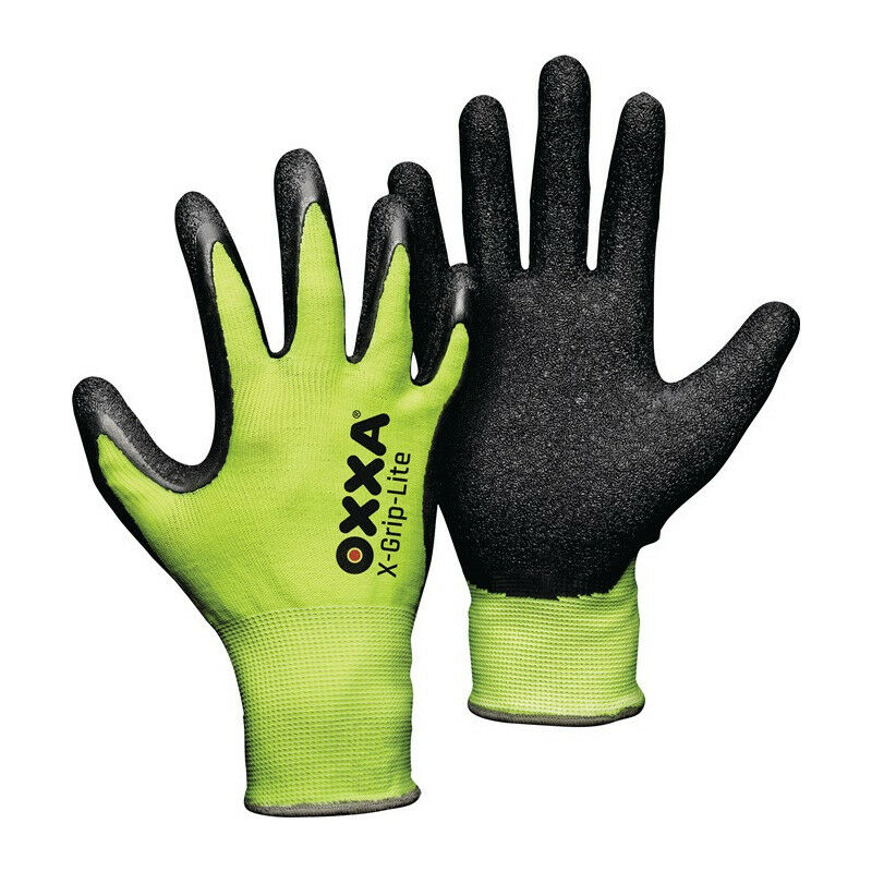 

Oxxa - Guantes X-GRIP-LITE talla 10 negro / amarillo fluo EN 388 PSA II