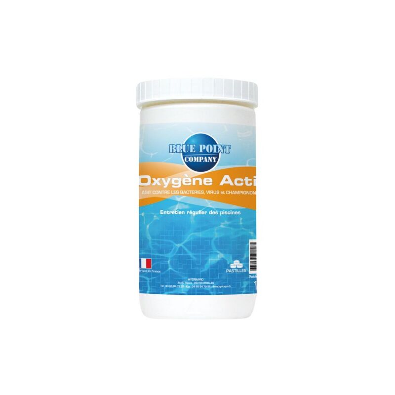 Purissimeau - blue point company - Oxygène actif pastilles 20 g 1 kg spa
