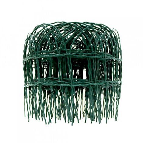 Oypla 10m x 250mm Garden Lawn Border Edging Fencing PVC Coated Wire