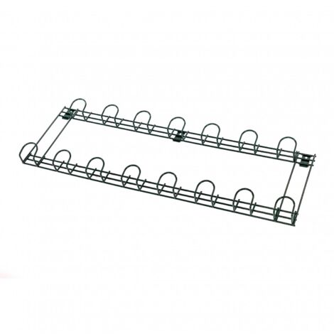 2pcs Garage Storage Hooks & Hangers, Heavy Duty Wall Mount Utility Double  Garage Organizer for Garden Organizing Tools Black 