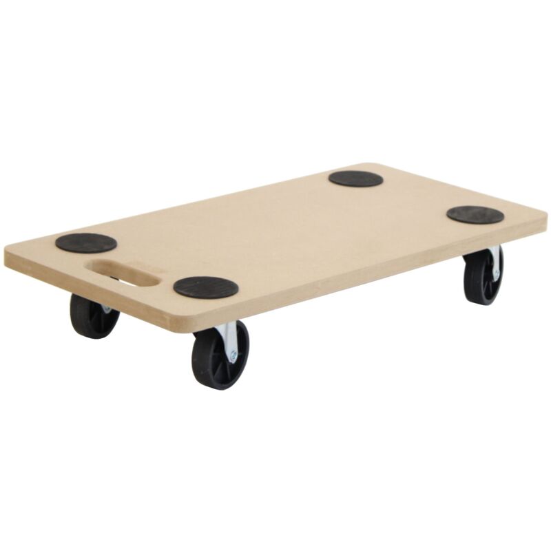 Oypla - 150kg Wheeled Platform Dolly Furniture Mover Transport Roller Trolley