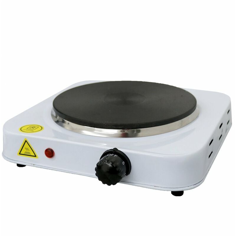 1.5kW Electric Portable Kitchen Single Hot Plate Hob - Oypla