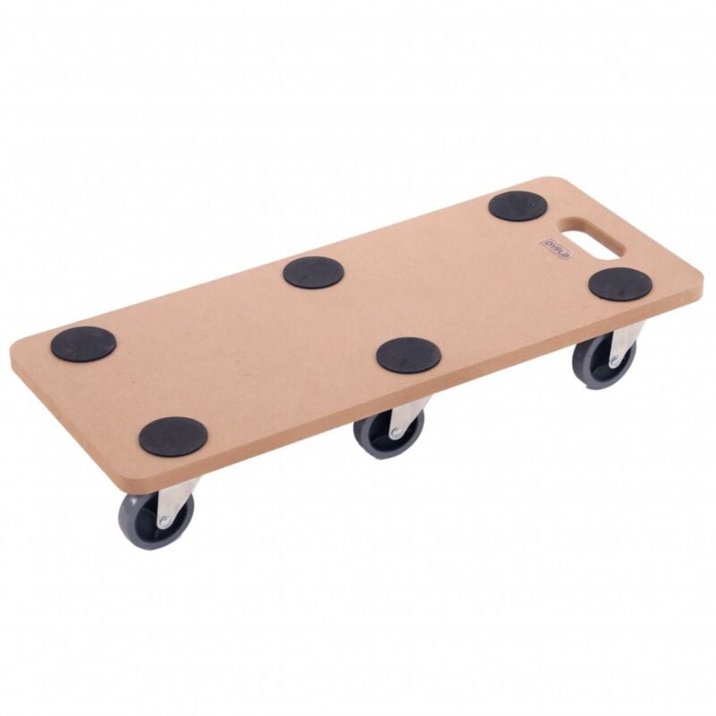 300kg Wheeled Platform Dolly Furniture Transport Roller Trolley - Oypla