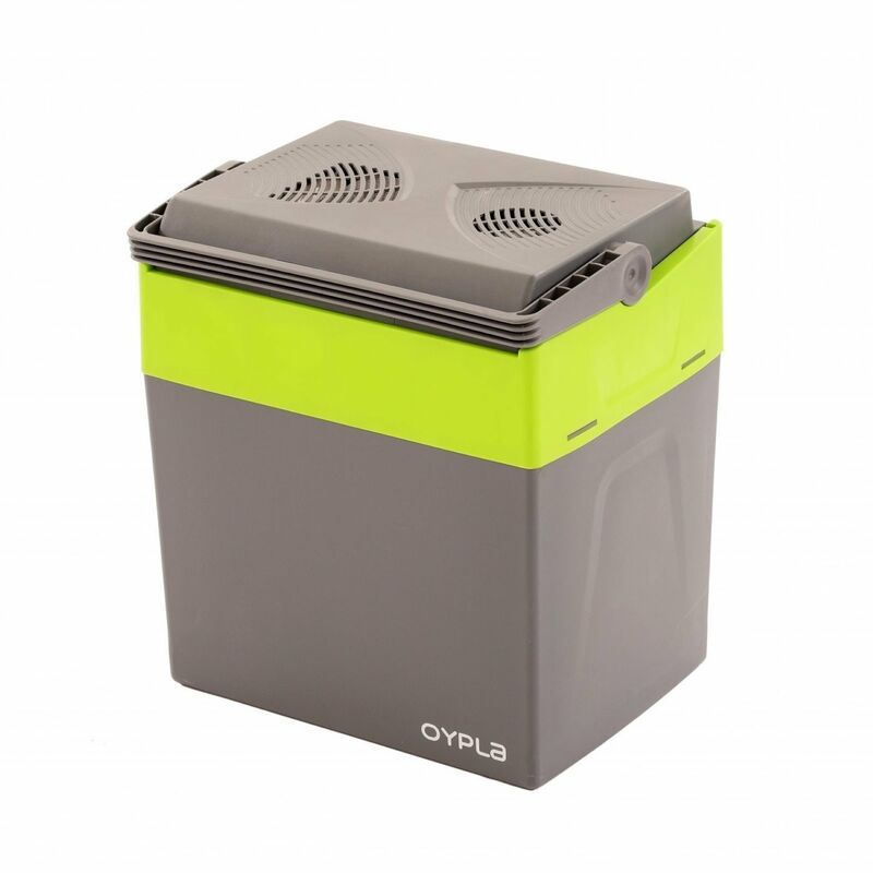 Image of Oypla 30L 240V AC & 12V DC Coolbox Hot Cold Portable Electric Summer Cool Picnic Box
