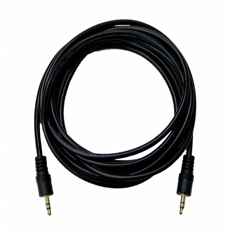 Oypla - 3m 3.5mm Jack to Jack Stereo Extension Audio Aux Gold Cable Lead