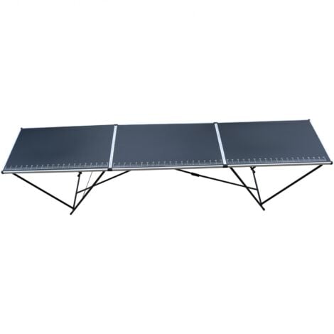 Oypla 3m Aluminium Folding Wallpaper Pasting Decorating Table