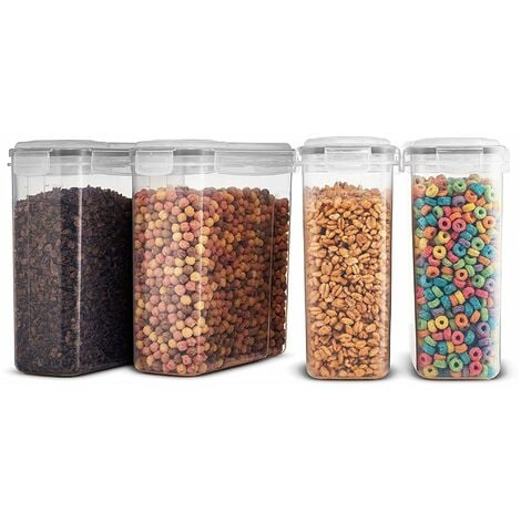 Large Glass Food Storage Jar 3500Ml Glass Flour Canister With Airtight  Bamboo Lids For Kitchen Corner Bpa-Free Flour Container - Buy Large Glass  Food Storage Jar 3500Ml Glass Flour Canister With Airtight