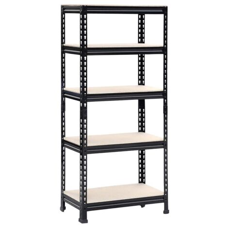 Oypla 750kg Heavy Duty 5 Tier Metal Storage Garage Shelving Racking