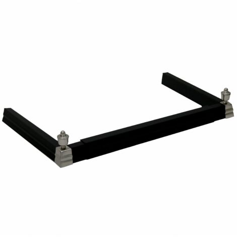 Oypla Adjustable Chrome Fire Fender Fireplace Guard Frame Surround