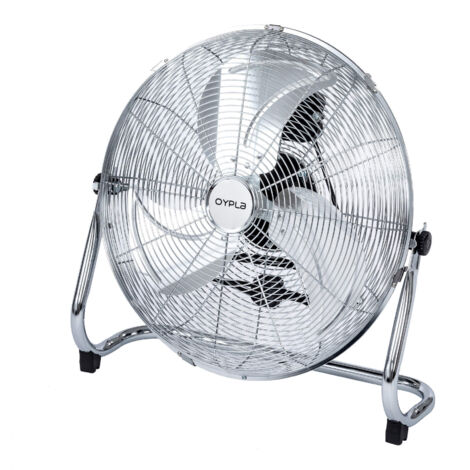 Oypla Electrical 18" Chrome 3 Speed Free Standing Gym Fan