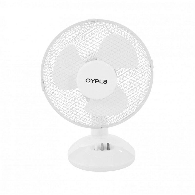 Oypla - Electrical 9' 2 Speed Oscillating Electric Desk Table Home Office Fan