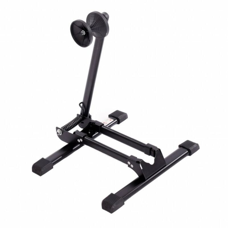 Oypla Folding Bike Bicycle Floor Parking Stand Rack Holder