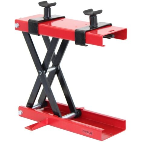 Oypla Heavy Duty 500kg Motorcycle Motor Bike Stand Scissor Lift Jack Workshop