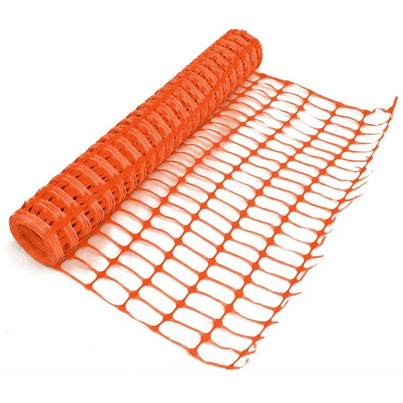 Oypla Heavy Duty Orange Safety Barrier Mesh Fencing 1mtr x 15mtr