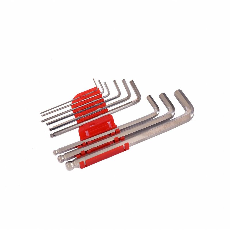 Set of 9 Hex Allen Wrench Repair Tool L Shape TRX Key - Oypla