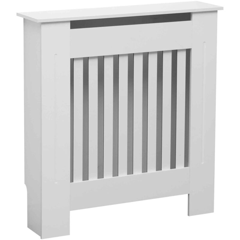 Image of Oypla - Small White Wooden Slatted&hellip;