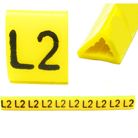 OZ-1 L2 Kabelmarker, gelb, 100 Stk