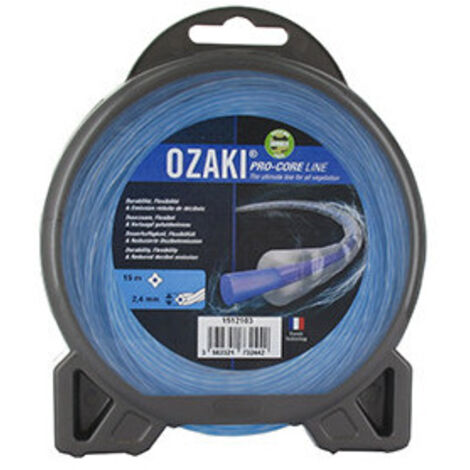 OZAKI Coque fil nylon OZAKI PRO-CORE LINE. Co-extrudé Longueur: 15 m, Ø: 2,40mm