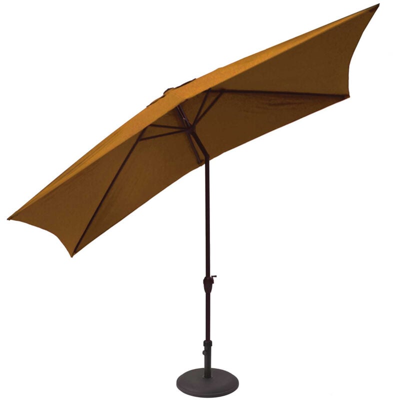 Imagin - Parasol Centré et Inclinable 2 x 3 m Jaune moutarde 2 m