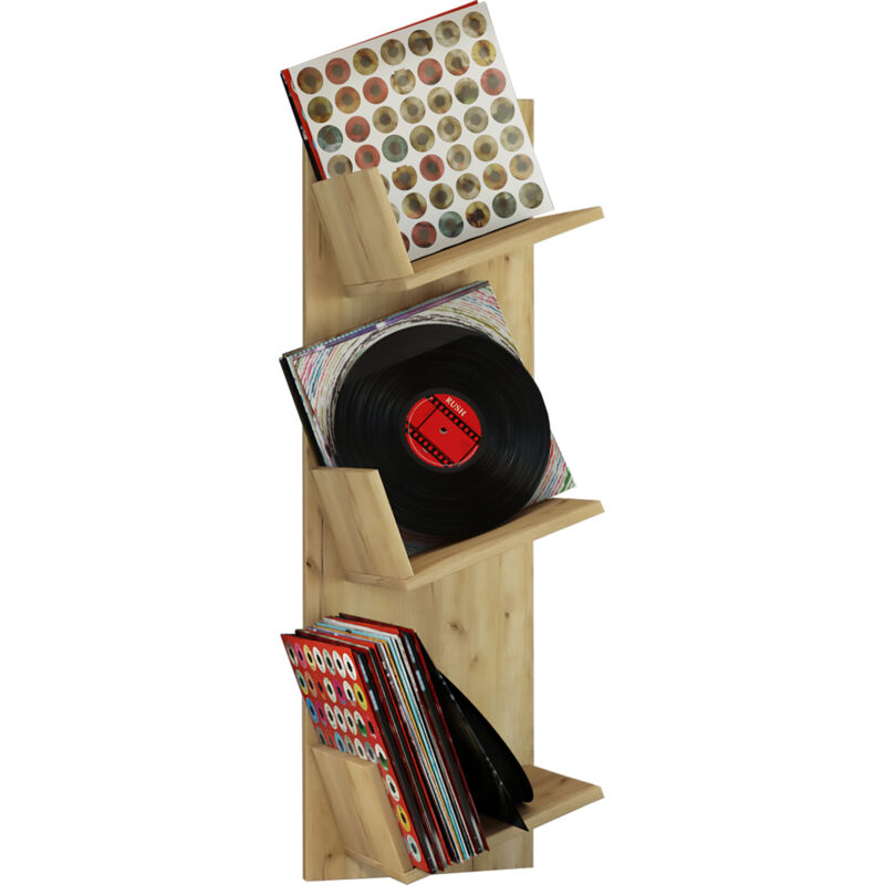 Ebuy24 - Etagère cd/dvd média Lona h. 106 x l. 33 x j. 26 cm Jardin d'étanchéité